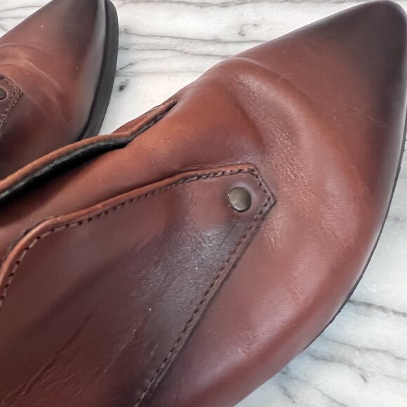 Shoe the Bear Brown Leather Flats - 39 - Picture 4 of 7